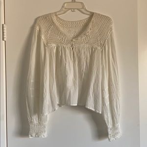BNWOT Free People Peasant Blouse S